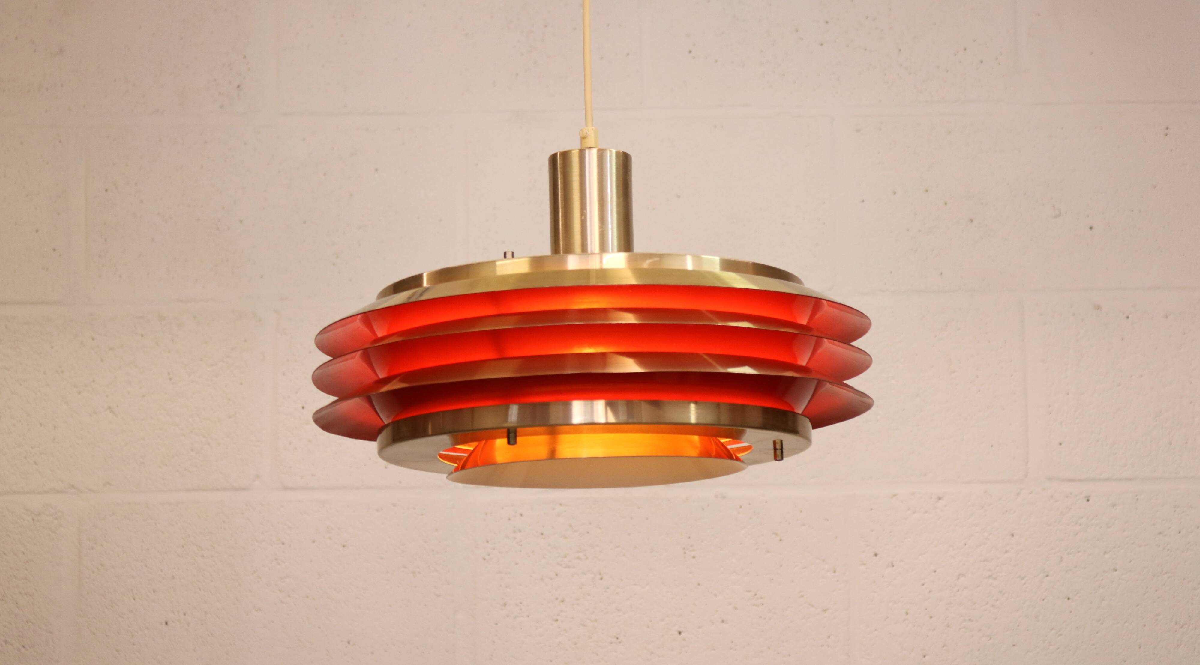 Very rare old Danish design lamp by Teknika model 400  - 60's
