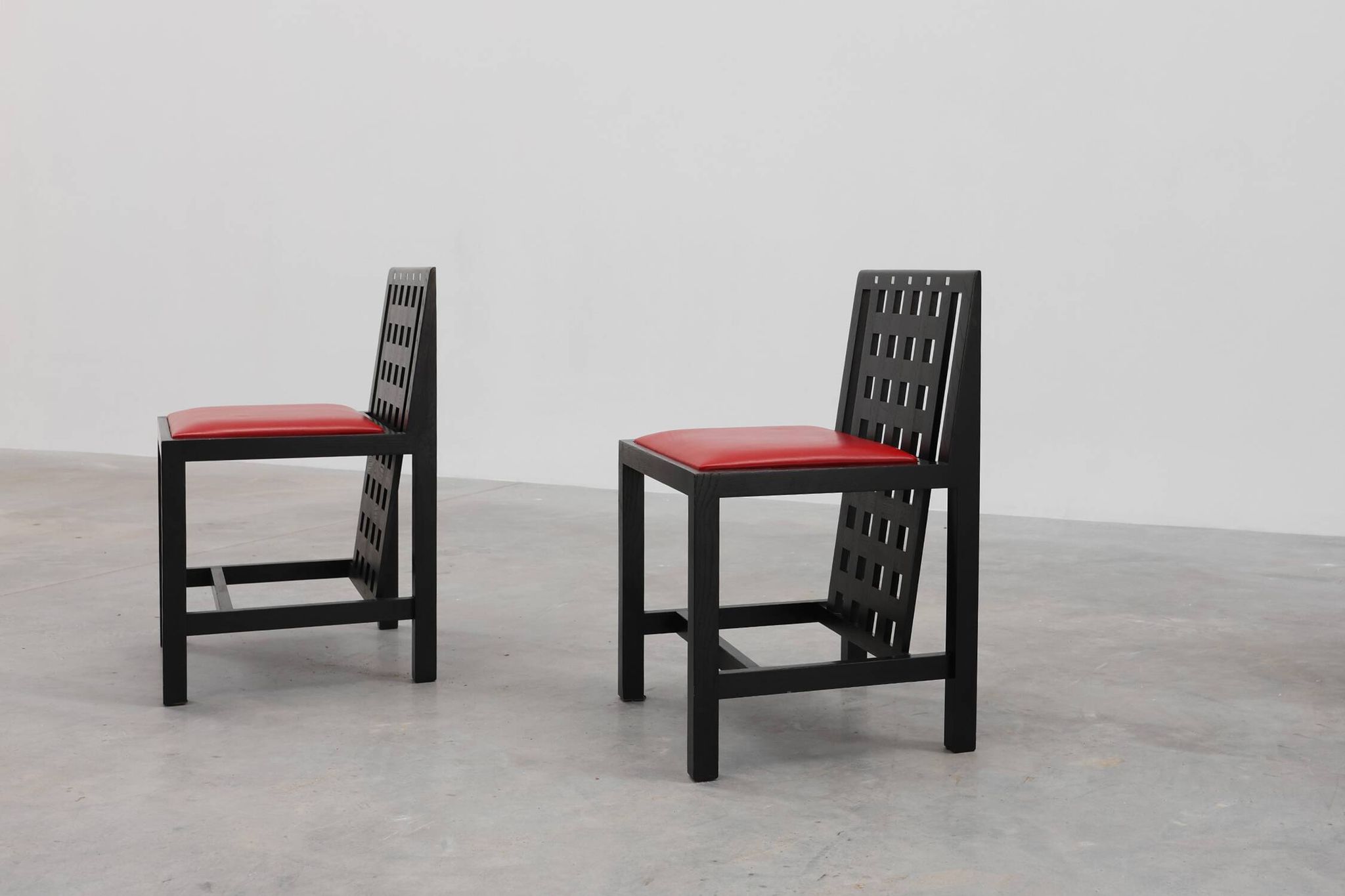 Set of 4 DS3 Dining Chairs by Charles Rennie Mackintosh for Atelier interna