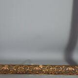 Old frame gilded stucco wood 47x38 foliage 42x32.9 cm Louis XIV SB style