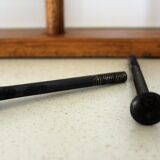 Wooden coat rack 5 hooks early twentieth