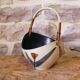 Ceramic basket with floral decoration - Elchinger France