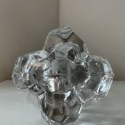 Vannes le Chatel crystal candle holder 1960