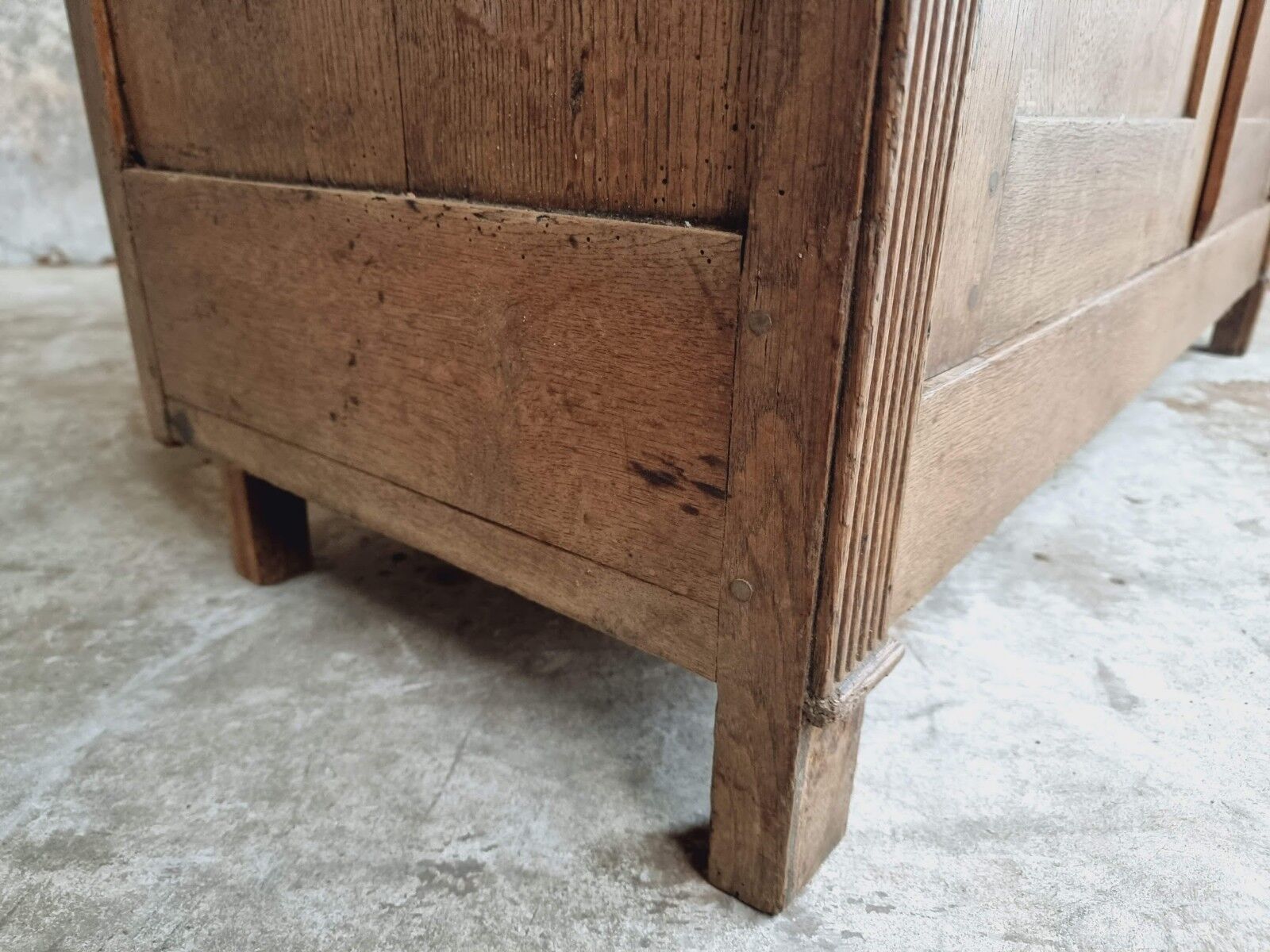 Antique cabinet oak 19th century sideboard
