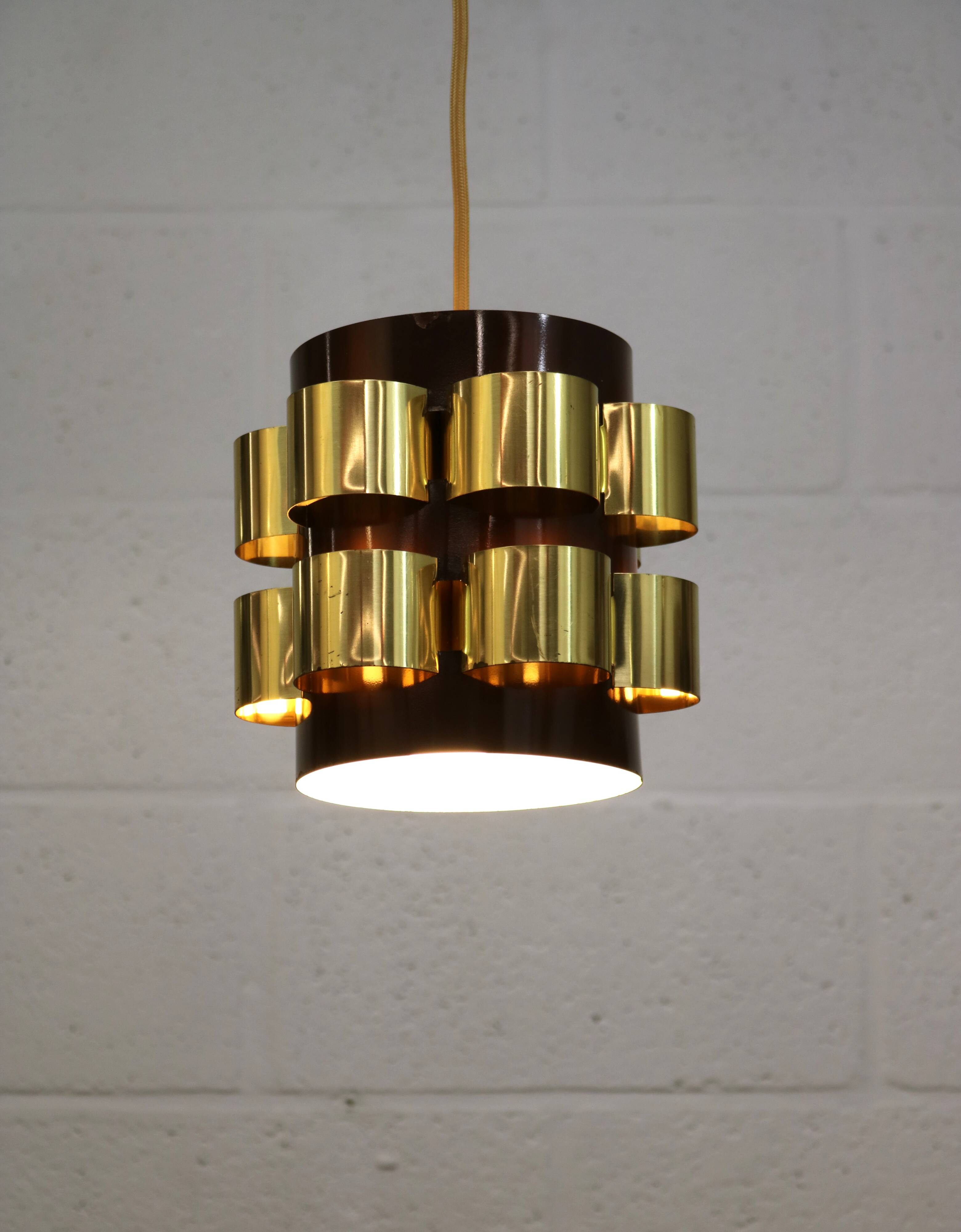 classic mid-century pendant lamp *** Werner Schou *** Coronell Elektro