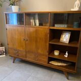 High oak sideboard, 1960s