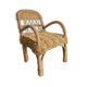 Rattan armchair for dollhouse
