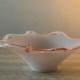 Vintage pink glass paste cup