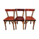 3 Baumann chairs