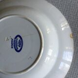 Assiettes creuses en faïence Sarreguemines modèle Yeddo