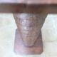 Antique wooden screw