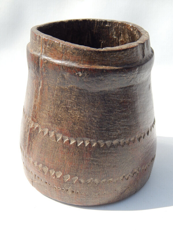 Pot measure Kerala old antique teak