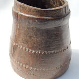 Pot measure Kerala old antique teak