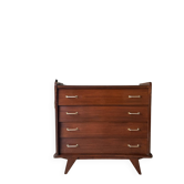 Commode vintage style scandinave en acajou