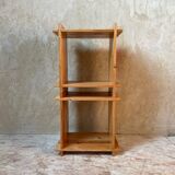 Pair of cubist pine bedside tables