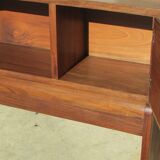 Cosy, art deco bedroom furniture in solid walnut