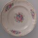 Ensemble de 6 assiettes au décor floral poétique
