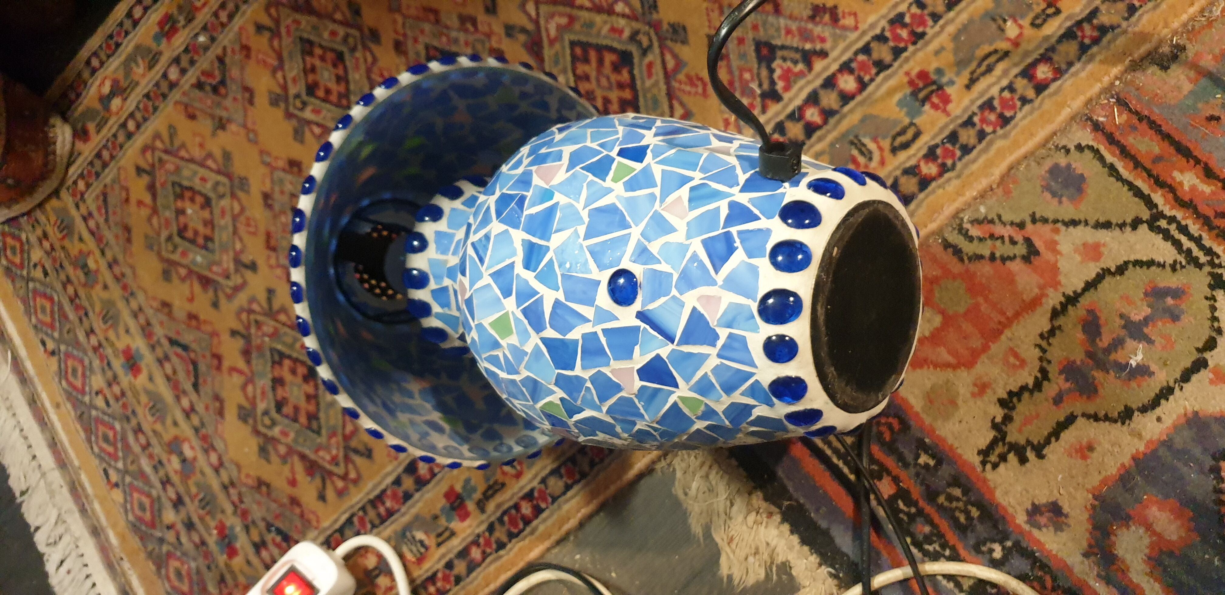 Lampe mosaïque  à poser