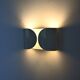 White "Foglio" wall light, by Tobia & Afra Scarpa for Flos, 1960s.