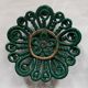 Vintage twisted artisan ceramic fruit bowl