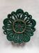 Vintage twisted artisan ceramic fruit bowl