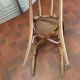 Curved wood bistro chair