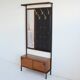 Entrance hall / Coat rack / Scandinavian hats from the 50s / 60s