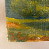 Signed rural landscape, dated 1935