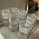 6 verres à orangeade vintage