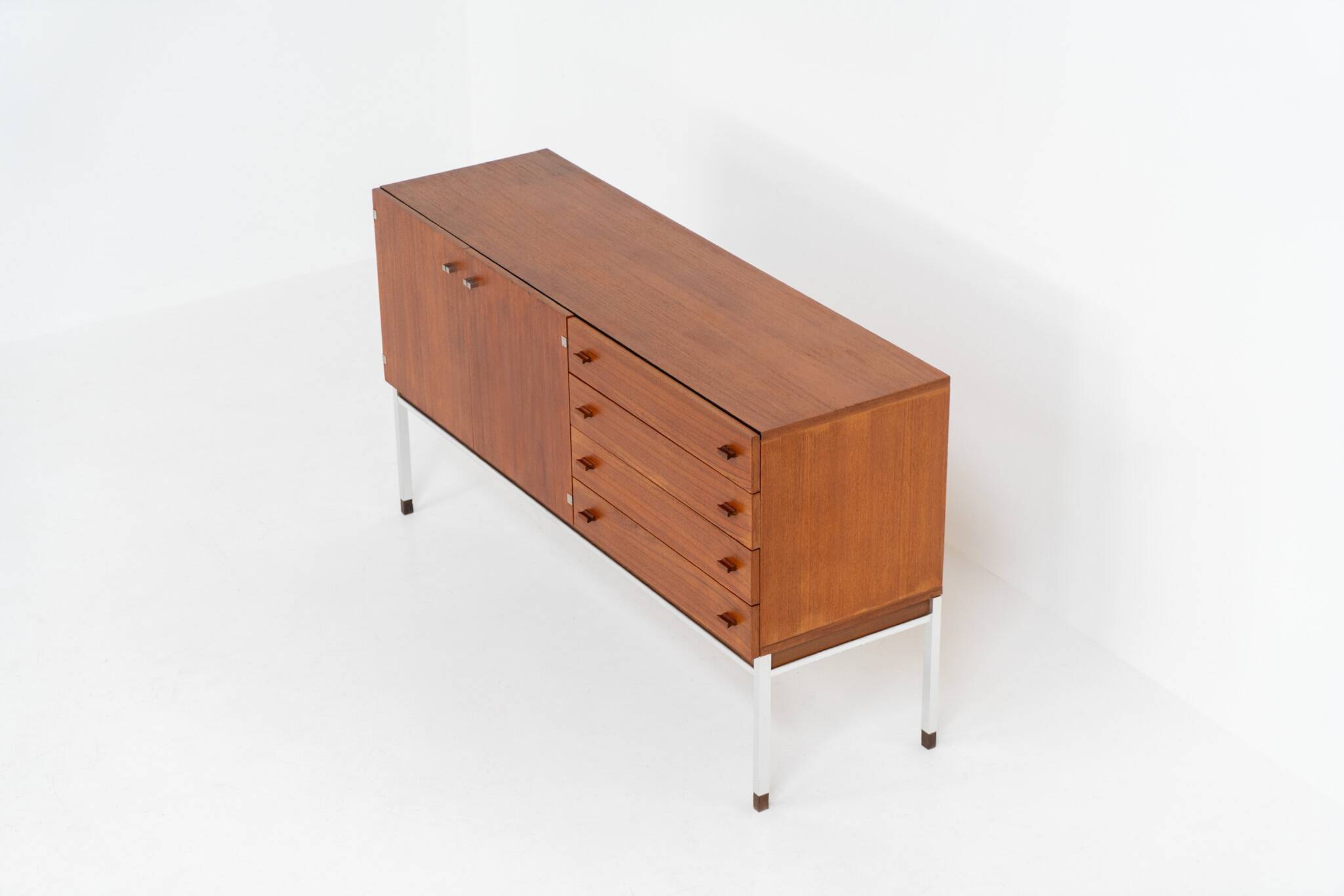 Modernist sideboard in teak