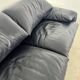 Maralunga sofa designer Vico MAGISTRETTI cassina in vintage midnight blue leather