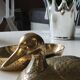 Void zoomorphic pocket in the shape of a mallard in solid brass - vintage model 70s