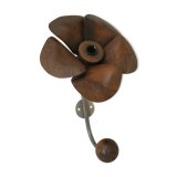 Old wooden flower pad