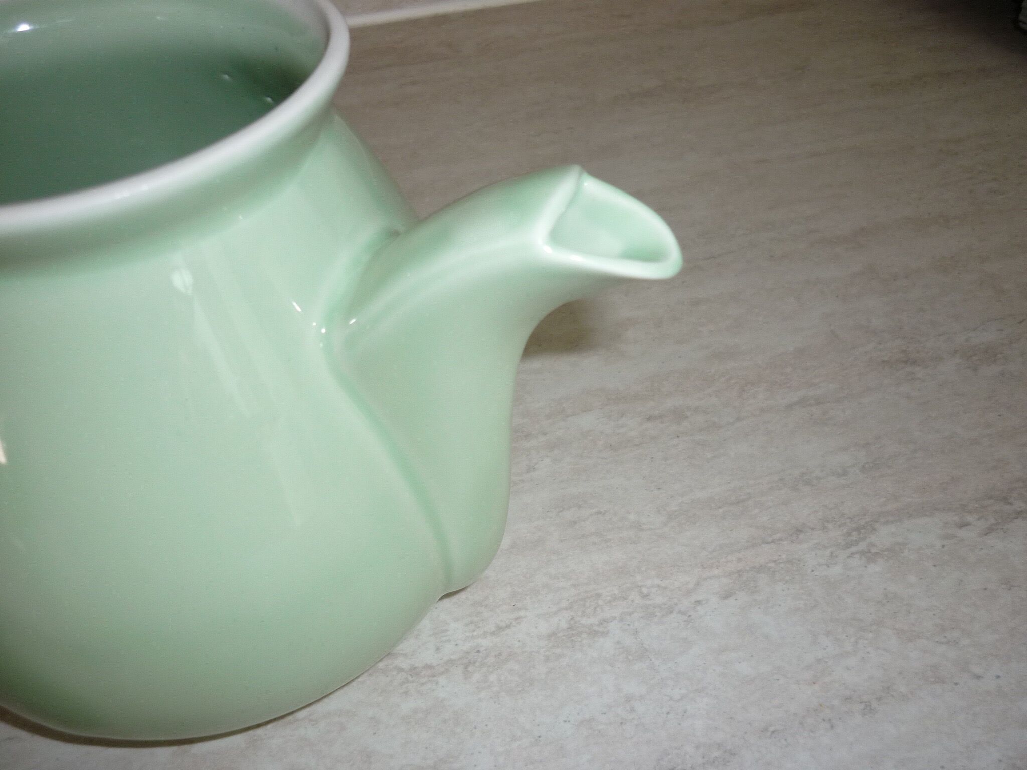 Cafetière vert d'eau en céramique 50-60