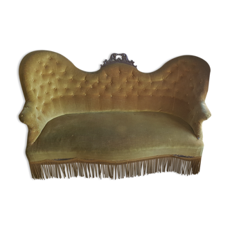 Sofa 3 places time Louis Philippe