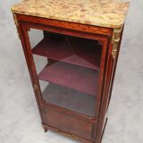 Louis XVI style showcase in marquetry - rosewood - rosewood - 19th
