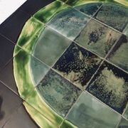Mid-Century Studio Ceramic Tile Coffee Tabe, Belgium, 1960s