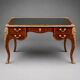Louis XV style desk. Marquetry, gilded bronze.