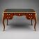Louis XV style desk. Marquetry, gilded bronze.