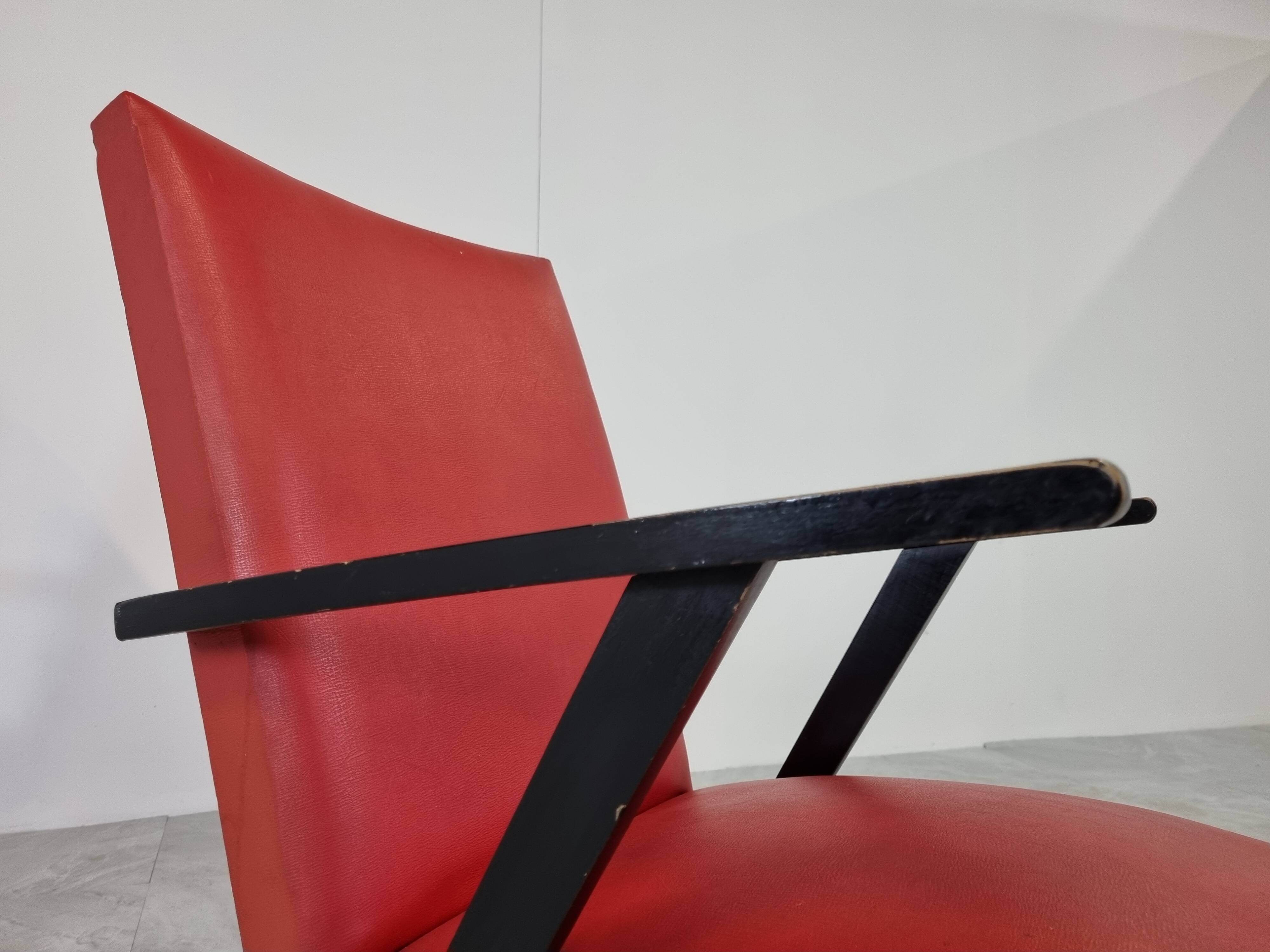 Pair of Vintage armchairs, 1960's Belgium