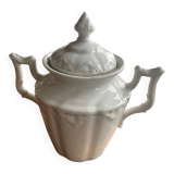 White porcelain sugar bowl