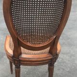 Series of 6 lLuis XVI chairs in cannage