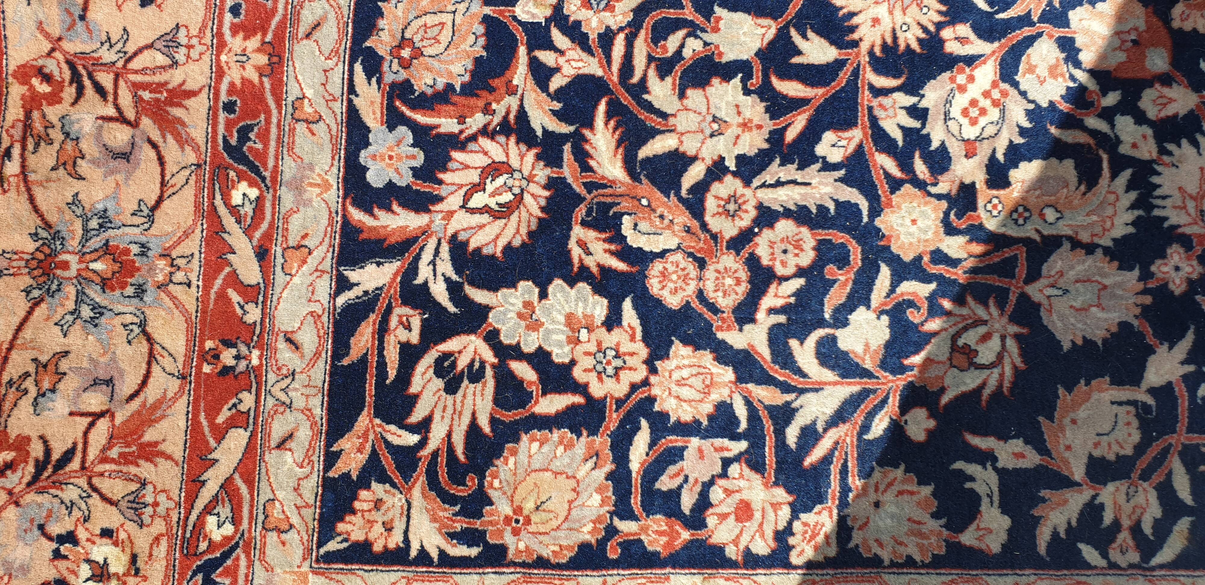 Persian carpet isfahan silk wool
