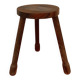 Tabouret tripode en bois massif  Années 50/60