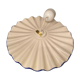 Blue and white pleated ceramic suspension
