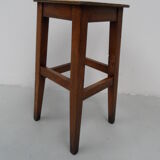 Tabouret en bois vintage