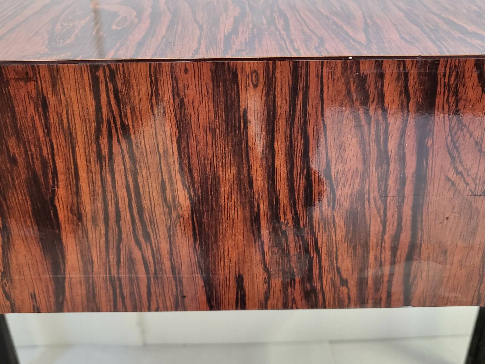 Adorable vintage 1960s desk in formica & metal 60s 1960s 60s years