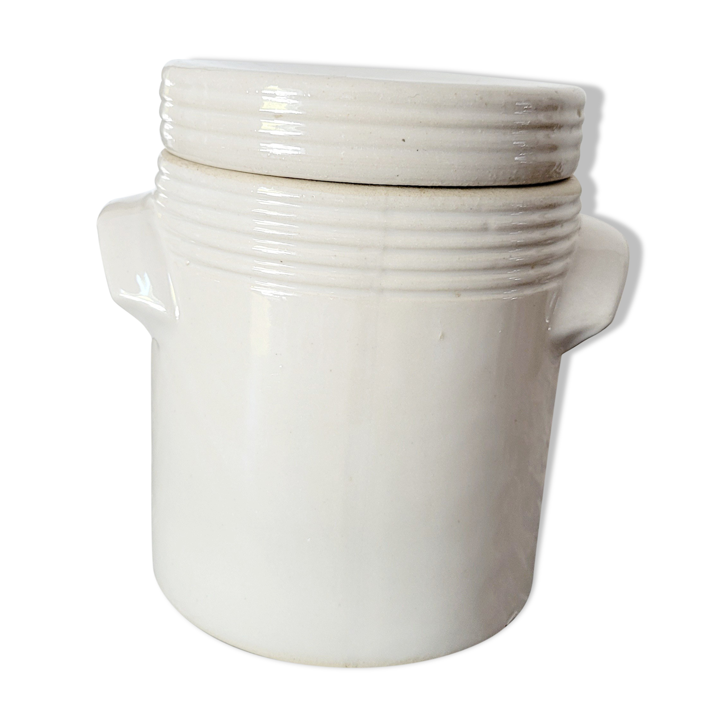 Pomace pot with lid