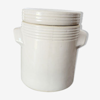 Pomace pot with lid