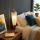 Vintage crystal spike lamp