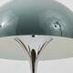 Rare lampe de table Panthella par Verner Panton avec base chromée et abat-jour gris